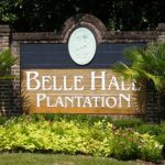 Belle Hall neighborhood entrance in Mount Pleasant, SC