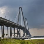 About Charleston: photo of the Arthur Ravenel Bridge, leading into and out of Charleston, South Carolina