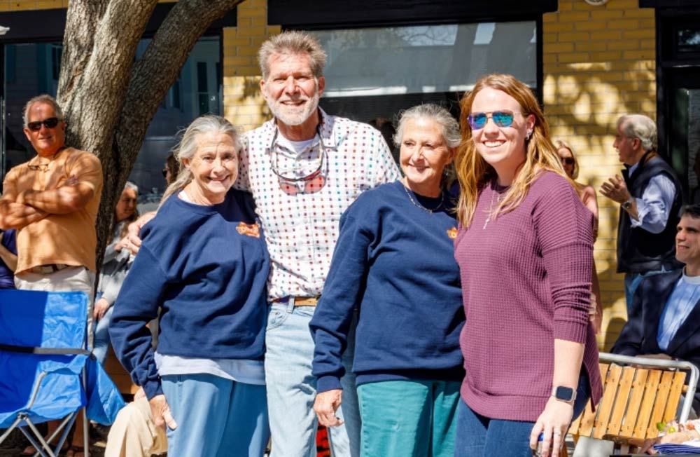 Ann Dovre, Kimbo Richardson, Marie Dovre Rabun, and Brandi Sherbet. The twins Worked at pharmacy during the 70s.